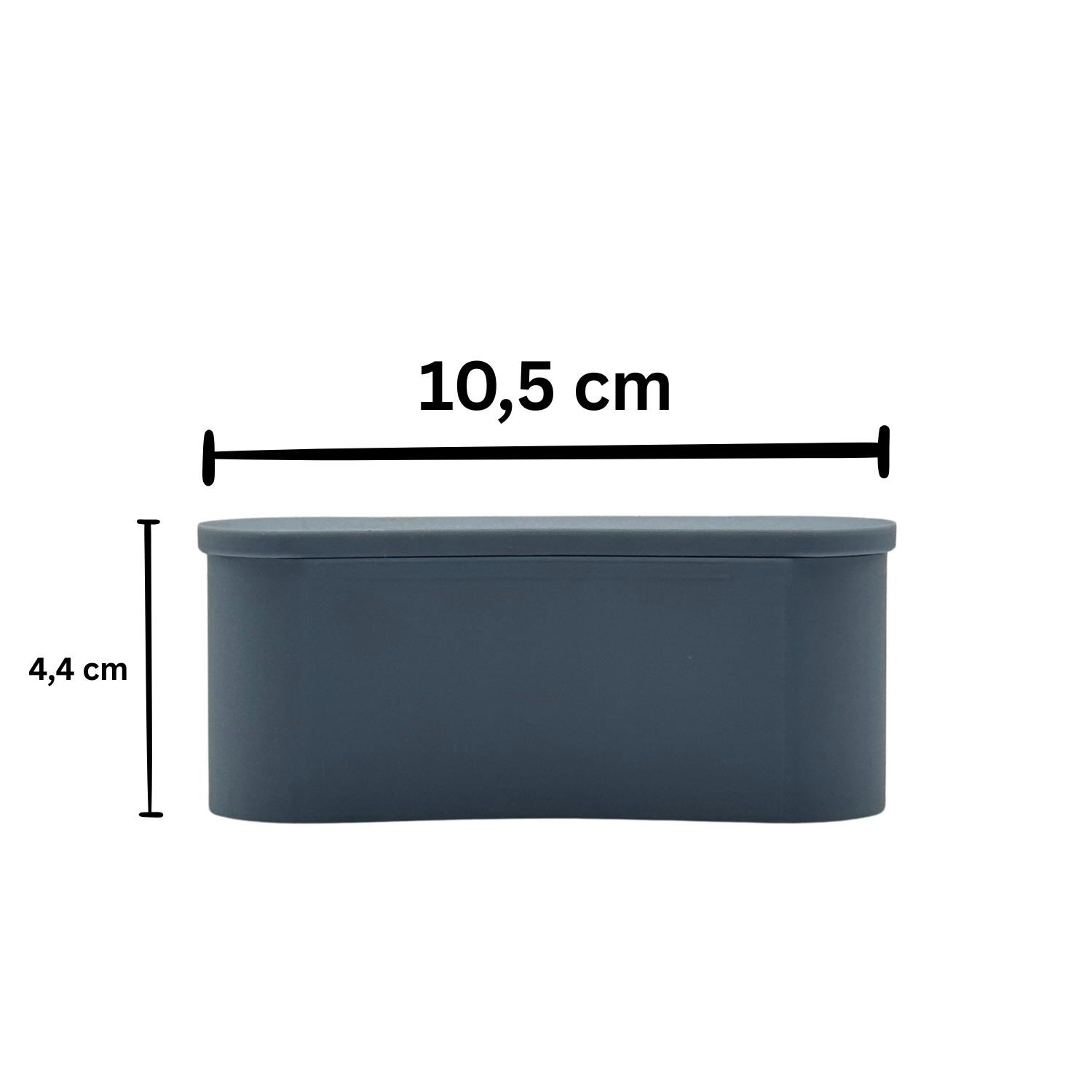 Vergrünt TravelBox – Smarte Aufbewahrung für unterwegs (mit 3 Fächern & Paper-Clip)