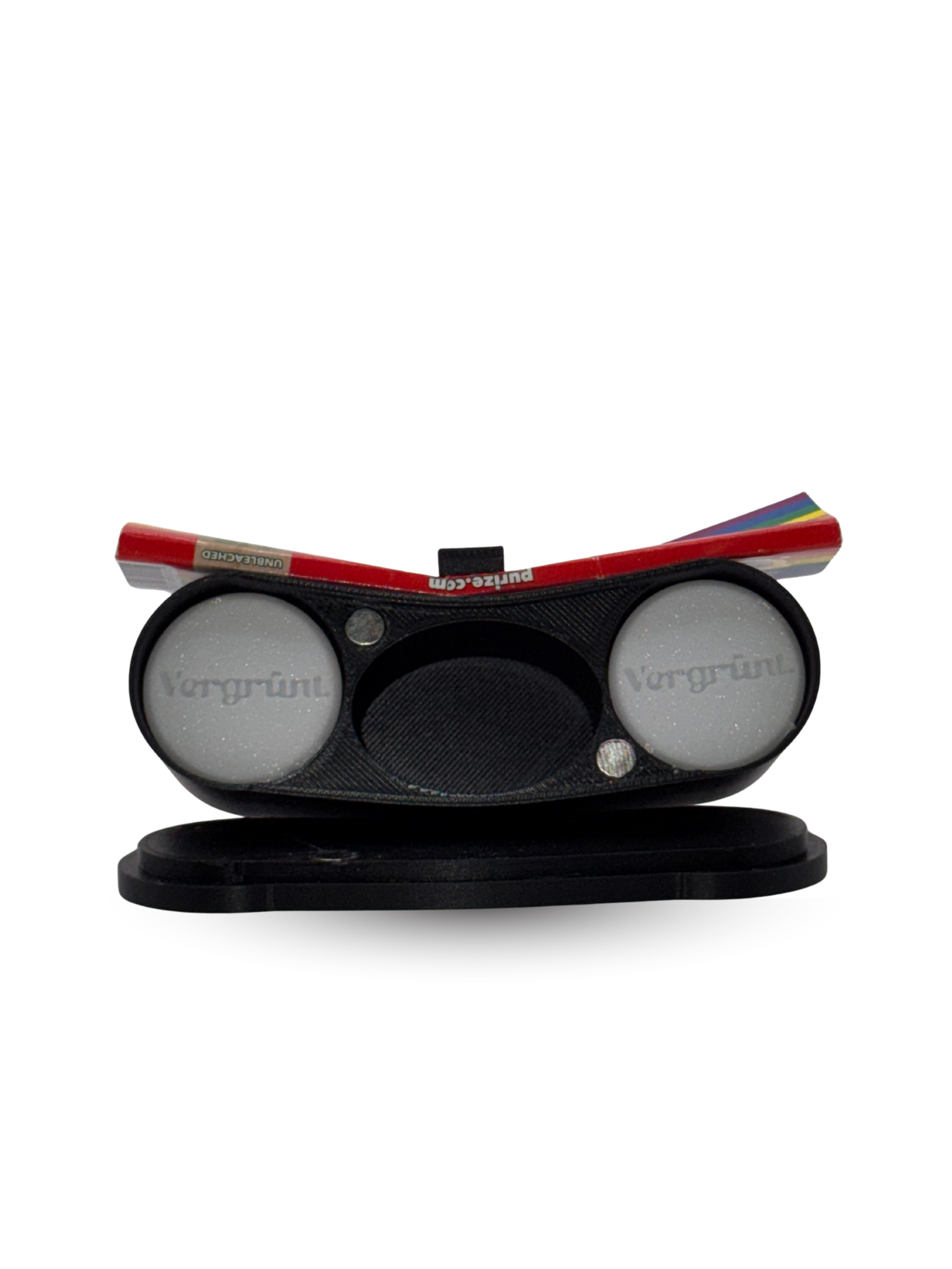 Vergrünt TravelBox – Smarte Aufbewahrung für unterwegs (mit 3 Fächern & Paper-Clip)