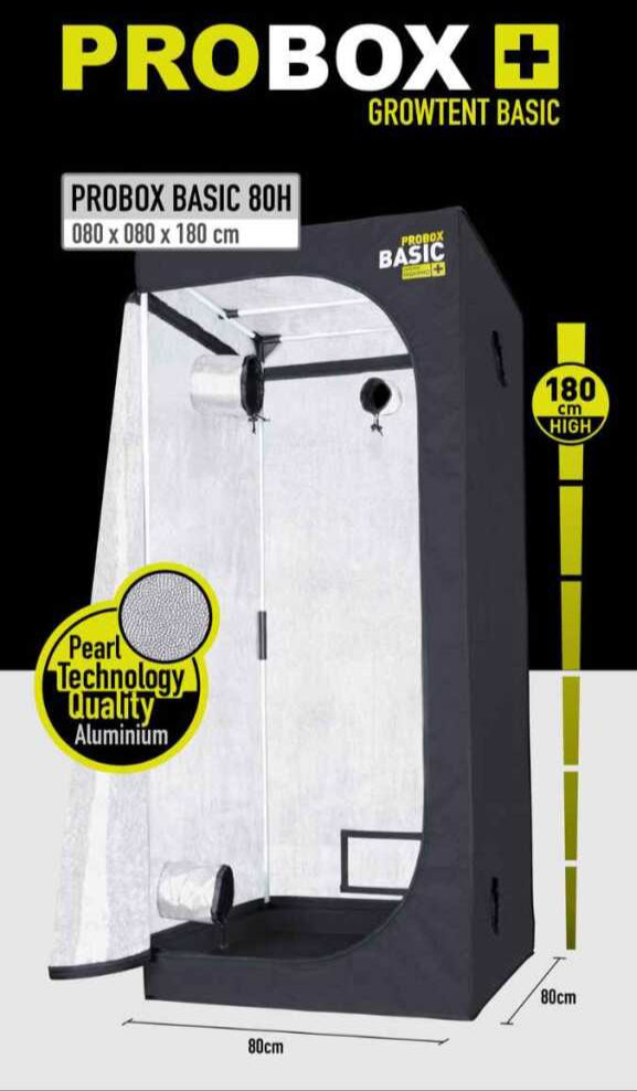 Growbox Set 80x80x180 cm | LED mit 150 Watt | Garden Highpro