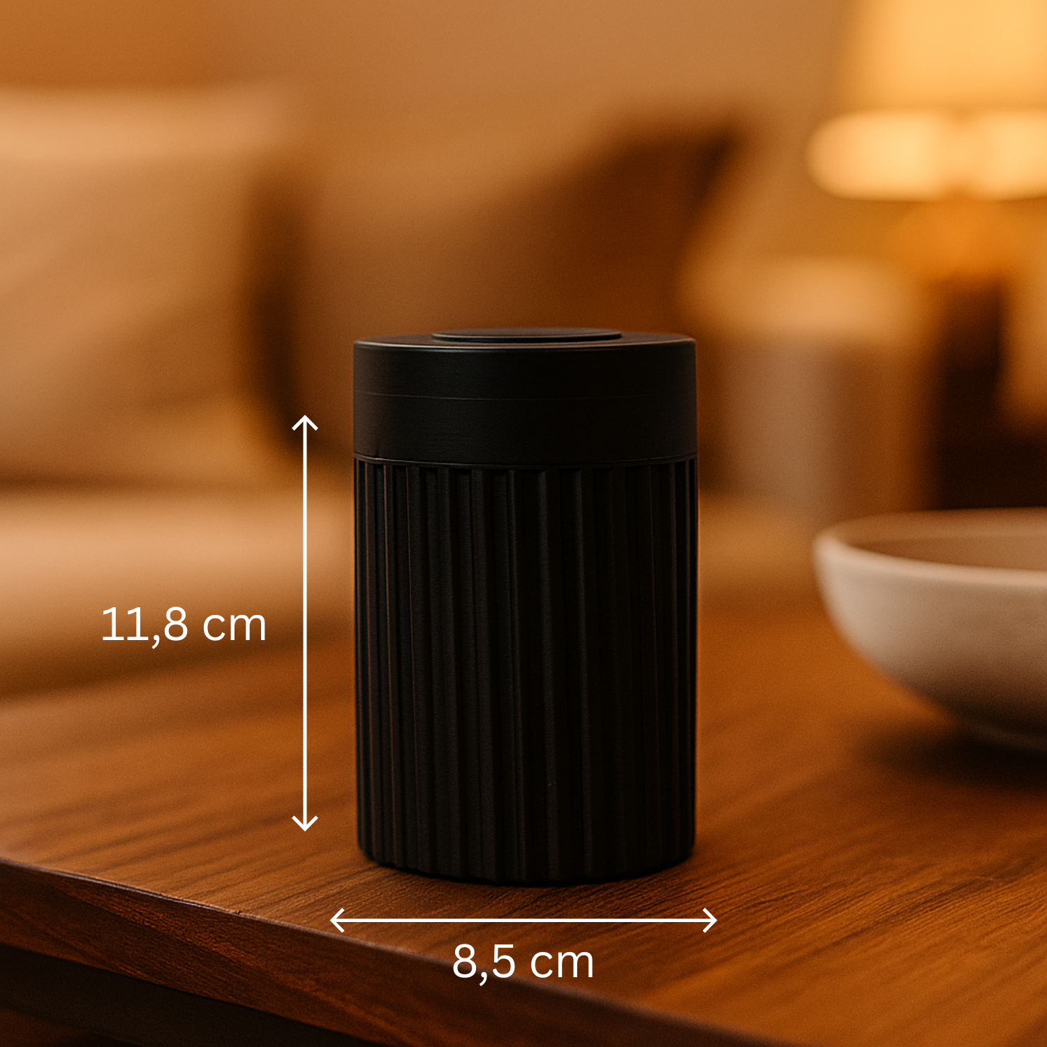 Vergrünt Fermentierdose x Boveda für Kräuter | 2-Wege-Feuchtigkeitsregulierung 62% rF | Größe 8 für bis zu 30 g | schützt vor Terpenverlust, Übertrocknung & Schimmel (Schwarz-Twisted)